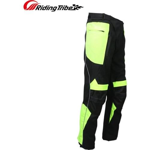 Riding Tribe Motorcycle Pants Men Full Season Winter Summer Motorbike Moto Reflective Protection Trousers With Kneepads HP-07