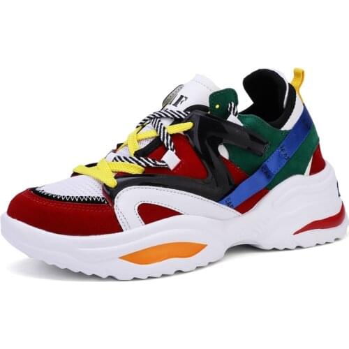 Sneakers Men Shoes Comfortable Lace-Up Sneakers For Male Outdoor Walking Trainers Couple Sneakers 35-46# Uomini Scarpe Casual