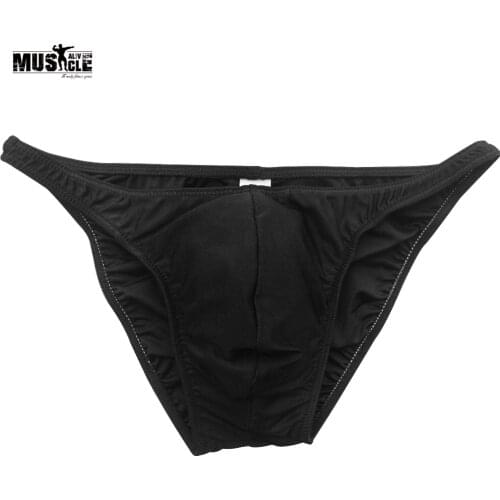 MUSCLE ALIVE Mens Gym Posing Trunk Bodybuilding Training Exercise Shorts For Man Spandex Nylon Sexy Slim Fit Workout For Male