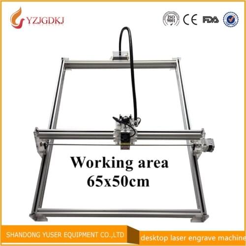 500mW Mini desktop DIY Laser engraving engraver cutting machine Laser Etcher CNC print image of 50 X 65 cm Laser Engraver