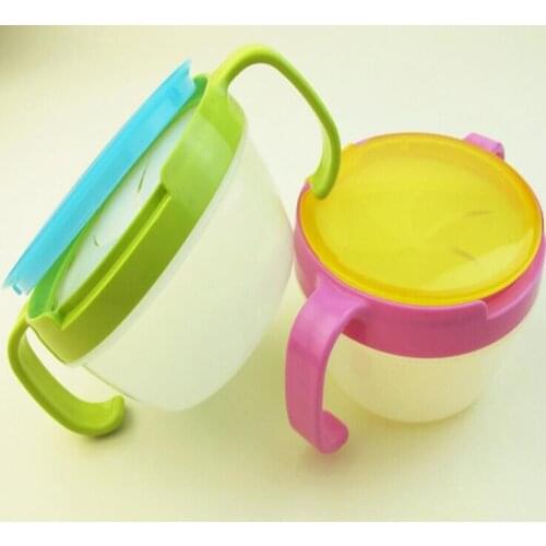 2016New Hot Infants Kid 360 Rotate Spill-Proof Bowl Dishes Tableware Baby Snack Bowl Food Container Feeding Children Assist Food