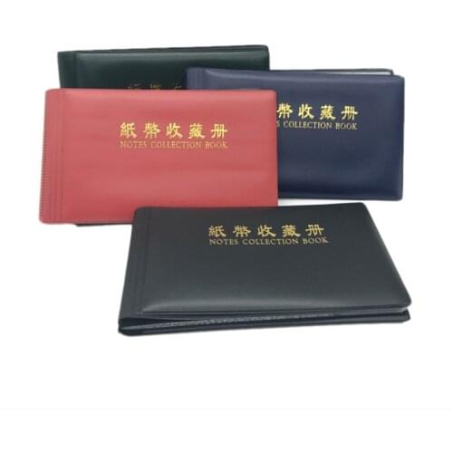 Creative 20 Pages Money Albums For World Paper Money Album Holder Money Banknote Storage Case Paper Money Collector