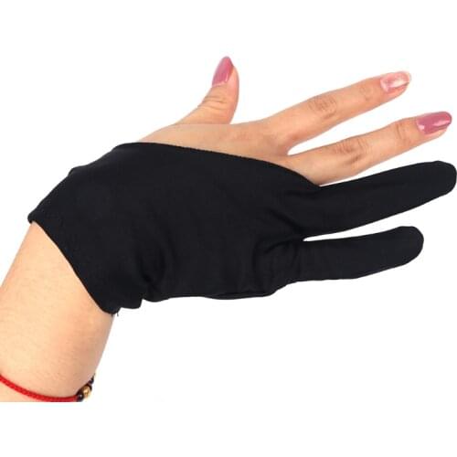 Painting Glove Left Right Hand Men Women 2 Finger Free Size Drawing Draft Artist