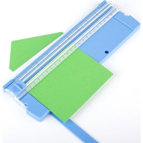 Portable A5 Paper Trimmer 8.7 Inch Cut Length Paper Cutter Scrapbooking Cutting Machine with Side Ruler for Craft Paper Photos
