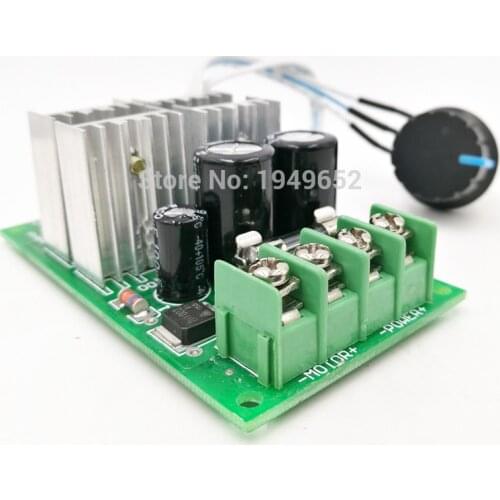 SCM 0-5V PWM DC Brush Motor Speed Controller Speed Regulator 20A 0%-100% 10-55V