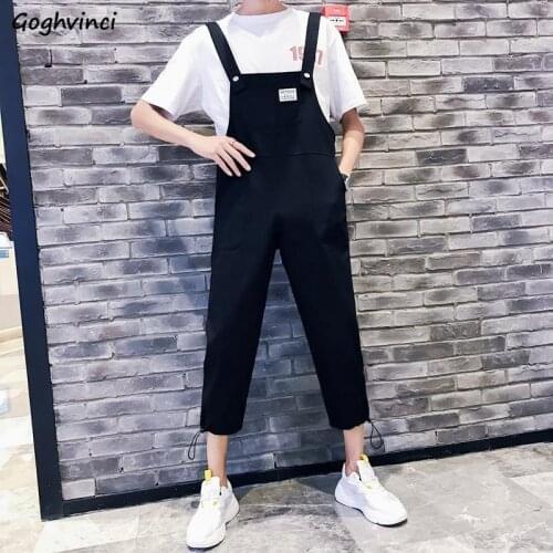 Women Jumpsuits Ankle Length Loose Straight Couple Casual Overalls Harajuku Streetwear Simple All-match Plus Size S-5XL Chic Ins