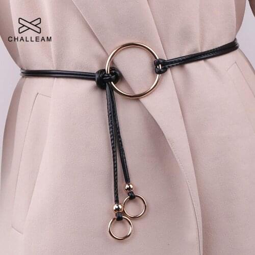 Womens belt all-match circle thin belt decoration coat sweater dress pendant womens belt waist chai x257