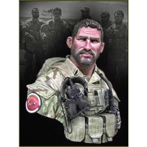 1/10 Scale Unpainted Resin bust US Seal Team 6 collection bust