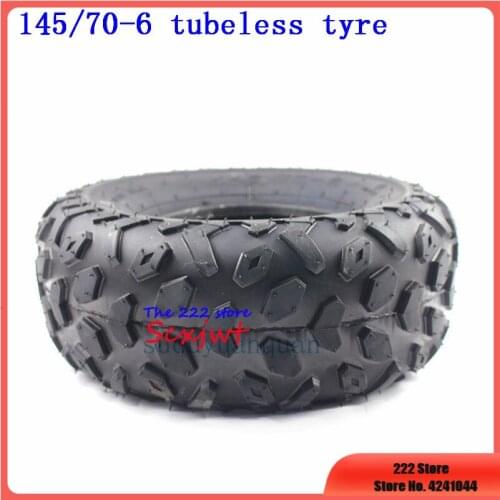 145/70-6 tubeless tyre 6 Inch ATV Vacuum Tire four wheel vehcile Fit for 50cc 70cc 110cc Small ATV Front Or Rear Wheels