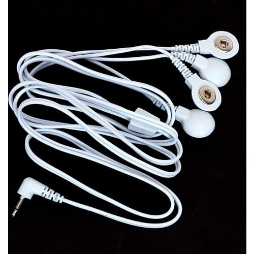 4 Head Buckle Line 1 Shock Conversion Line Electro Stimulation Therapy Massager Accessories Electric Shock Wire Sex Toys