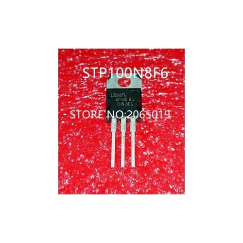 5PCS NEW STP100N8F6 P100N8F6 100N8F6 1OON8F6 TO-220
