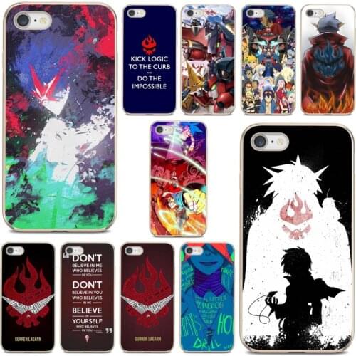 Anime Tengen toppa gurren lagann Phone Cover For Samsung Galaxy S7 S8 S9 S10E S20 FE Note 10 20 Edge Lite Plus Ultra