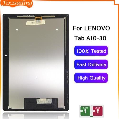 For Lenovo Tab 2 A10-30 YT3-X30 X30F TB2-X30F tb2-x30l tb2-x30m a6500 10.1" LCD Display Touch Panel Digitizer Screen Assembly