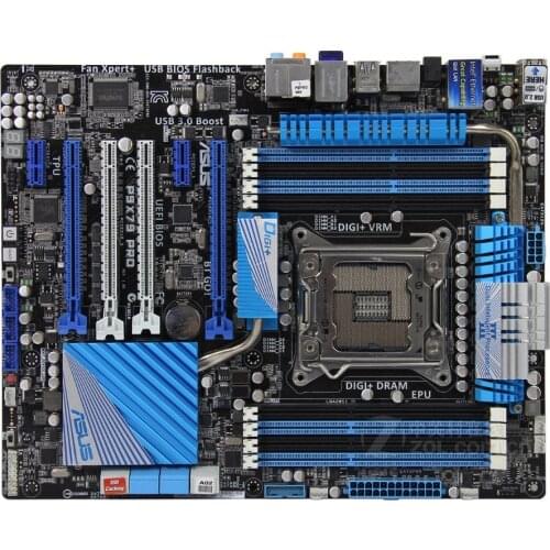Free shipping original motherboard for for ASUS P9X79 PRO DDR3 LGA 2011 USB2.0 USB3.0 boards 64GB X79 Desktop motherborad