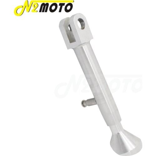 Motorcycle Aluminum Kickstand Parking Support For Honda CBR250RR 2011 2012 2013 2014 CBR Chrome Adjustable Side Stand Kick-Stand