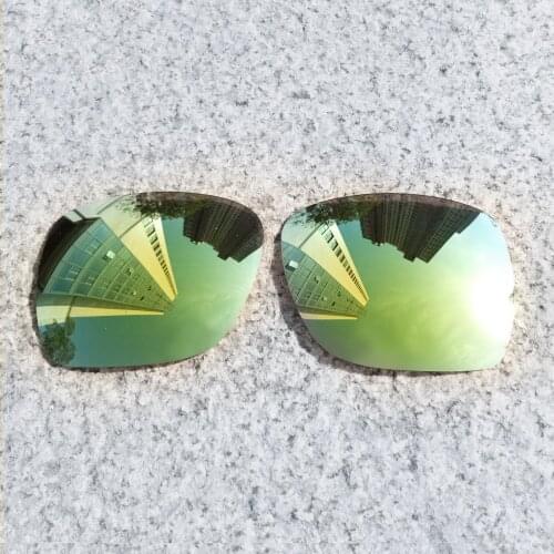 Wholesale E.O.S Polarized Enhanced Replacement Lenses for Oakley Dispatch 1 Sunglasses - 24K Gold Polarized Mirror