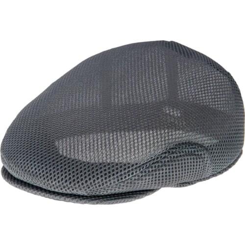 BOTVELA Mesh Flat Cap Men Women Summer Ivy Caps Net Newsboy Driving Cabbies Boina Bunnet Paddy Dai Cheese-cutter Hats 011