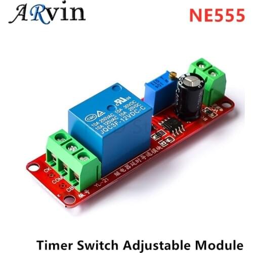 1pcs DC 12V Time Delay Relay NE555 Time Relay Shield Timing Relay Timer Control Switch Car Relays Pulse Generation Duty Cycle