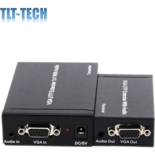 Long Range VGA Extender Over Ethernet Cable (VGA Over Ethernet Extender) up to 1000 feet