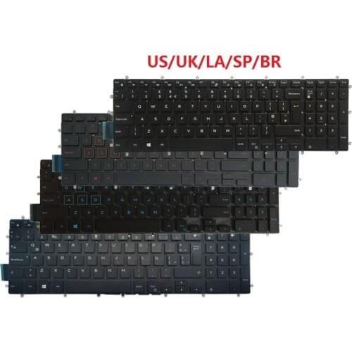 US New laptop Keyboard for Dell Inspiron 7567 7566 7577 7587 7570 7580 without Backlit keyboard