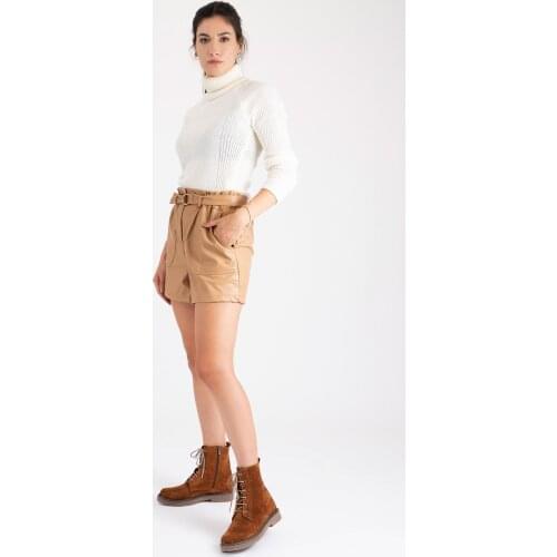 CZ London Genuine Leather Female Long Boots Lace-Up Zipper Winter Postal