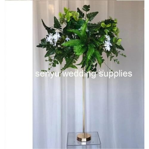 15pcs )60cm tall )Mermaid Candle Holders Candelabra Tall Table Centerpieces For Wedding Gold Metal Flower Stands senyu0565