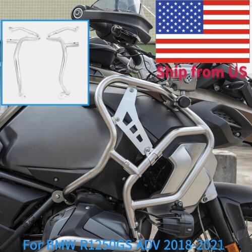 2019 2020 R1250 GS ADV Accessories Motorcycle Crash Bar Engine Bumper Guard Frame Slider Protector for BMW R1250GS ADV 2018-2021
