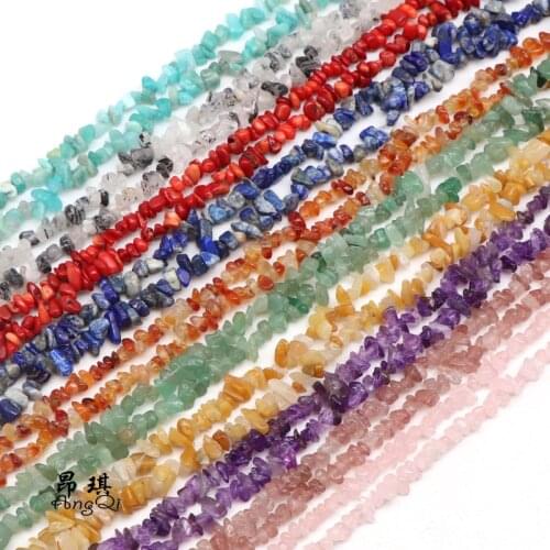 Irregular Freeform Chip Gravel Beads Natural Stone Amethysts Tiger Eye Beads For Jewelry Making 3-5-8-12mm Diy Necklace 16inches