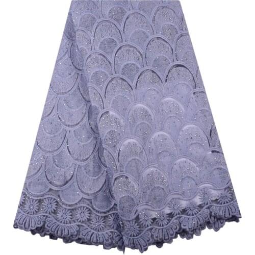 5 Yards/Lot High Quality Nigerian French Lace Embroidered Tulle Lace Fabric For Wedding Dress 2019 African Lace Fabric 1436
