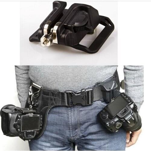 Camera Accessories Waist Spider Holster With 1/4" Screw Mount Waist Holster Shoot Belt Belt Buckle Button Free Shipping