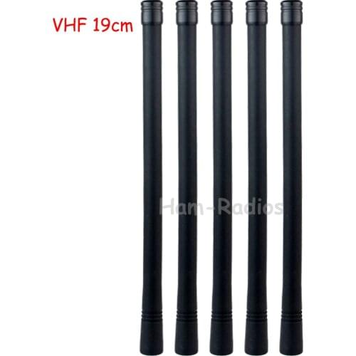5PCS VHF 136-174MHz Antenna Male for Vertex VX-150 VX-160 VX-180 Walkie Talkie Two Way Radio Antenna