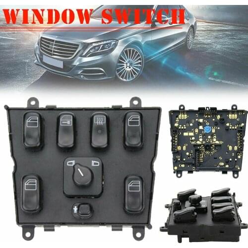 Electric Power Window Master Switch for Mercedes Benz ML320 W163 ML400 ML430 ML500 1998-2003 OEM:1638206610 A1638206610