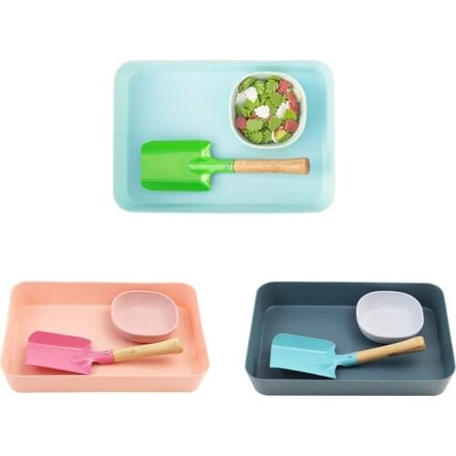 Shovelling Working Montessori Practical Life Preliminary Materials Basic Skill Practical Tools Mini Spade for Kids Toys for 2~5