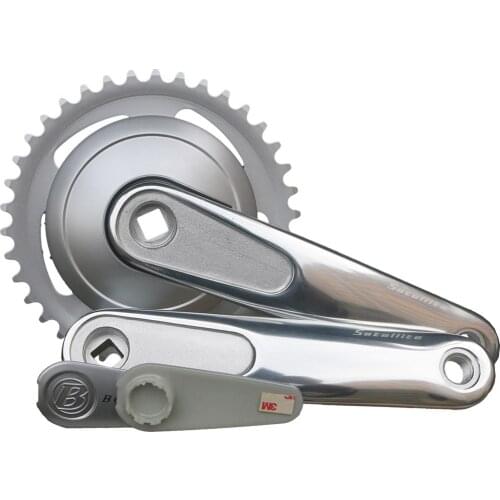 38T folding bicycle crankset electric Bike Crank Set 170mm single speed Square hole crank Chain Wheel bicicleta mtb Parts