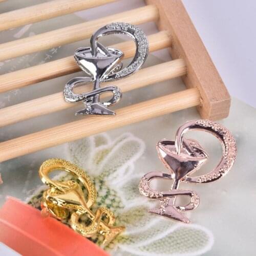 Fashion Bowl Brooches Pin Badge Brooch Jewelry Nurse Doctor Medical Symbol Pin Women Accessories Gift