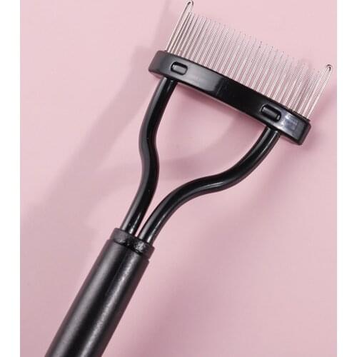 OVW 1PCS Black Makeup Brush Eyelash Brush Eye Lash Separator Lightweight Durable Eyelash Curler Cosmetic Tool