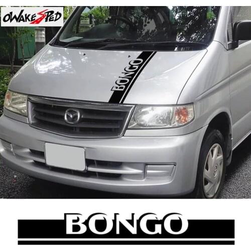 Car Bonnet Stripes Engine Cover Decor Sticker For Mazda Bongo Friendee Sports Styling Auto DIY Hood Stickers Vinyl Decals
