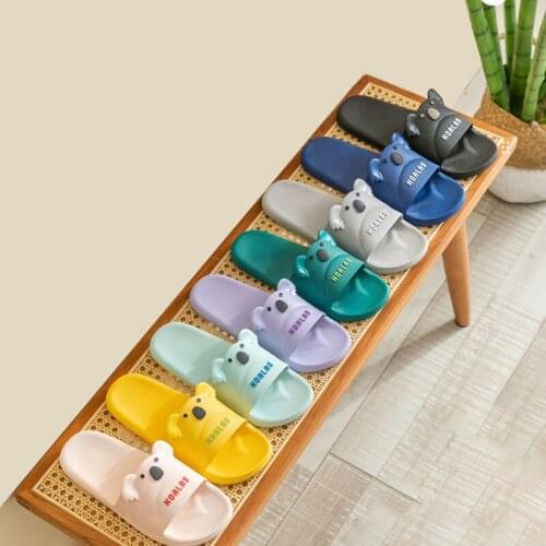 Women Thick Platform Slippers Summer Beach Eva Soft Sole Slide Sandals Leisure Men Ladies Indoor Bathroom Anti-slip Shoes