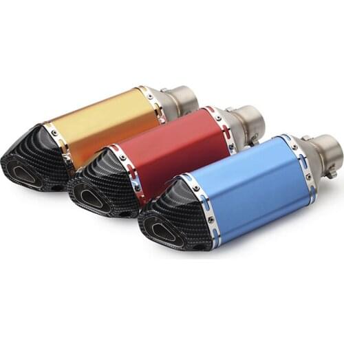 Universal 51mm Motorcycle Exhaust Pipe Muffler Escape moto For RC390 Z800 GSXR750 TMAX530 XMAX300.250 CBR500 z1000 PCX125 z800