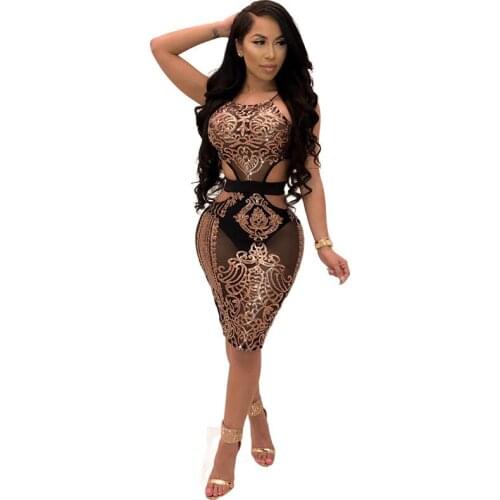Halter High Waist Sequined Spring Women sexy Dresses Sleeveless Bandage Fashion Casual bodycon club Mini dress vestidos 1843