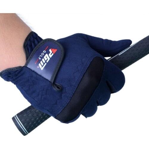 1pc Men Right / Left Hand Golf Gloves Breathable Sweat Absorbent Microfiber Cloth Soft Abrasion Gloves Outdoor Golf Gloves