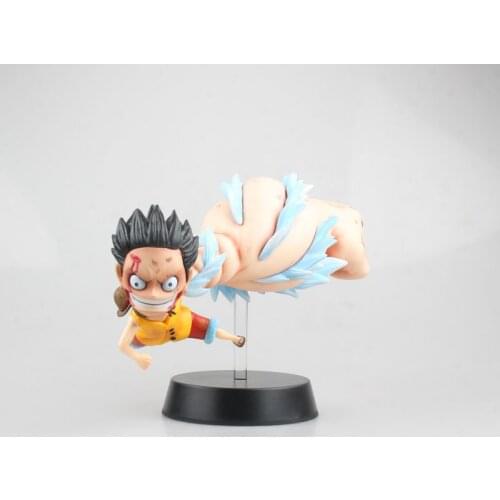15CM Japanese anime figure one piece Luffy big hand action figure collectible model toys for boys