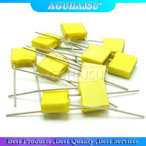 20pcs Polypropylene Safety Plastic Film 100V 1nF ~ 470nF 100nf 220nf 10nf 47nf 22nf 1nf 0.47uf 0.1uf Correction capacitor