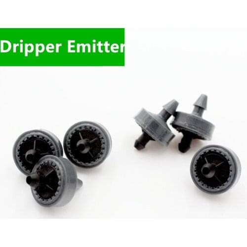 200pcs/pack 4LPH Mini Pressure Compensating Drip Emitter On-line Dripper PC Drip Emitter Drip Irrigation Fittings N113