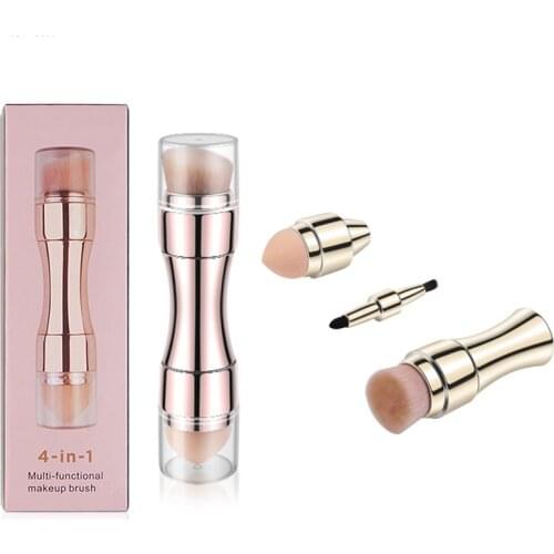 4 In 1 Makeup Brushes Foundation Eyebrow Shadow Eyeliner Blush Powder Brush Cosmetic Concealer Professional Maquiagem