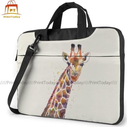 Giraffe Laptop Bag Case Business Messenger Computer Bag Shockproof Cute Laptop Pouch