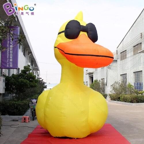 4 meters high giant inflatable duck / giant inflatable promotion duck / big air yellow duck toys