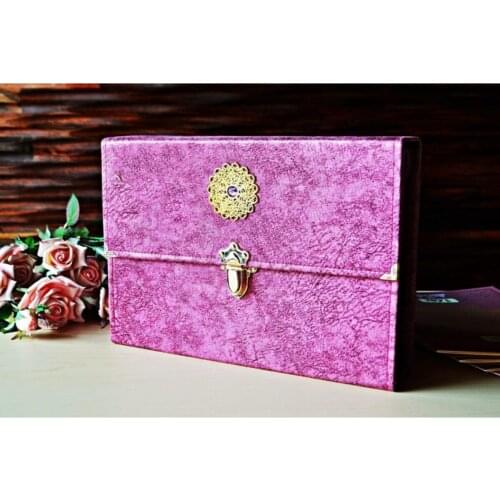 Hatim 30 Juz Lecterns Size (21x29cm) bag Lilac Holy Quran Mother 'S Day Special Religious Gift