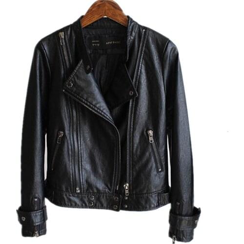 Top selling product in 2020 Women leather jacket Women spring short coat PU leather jackets autumn Youth clothing Outwear 1666