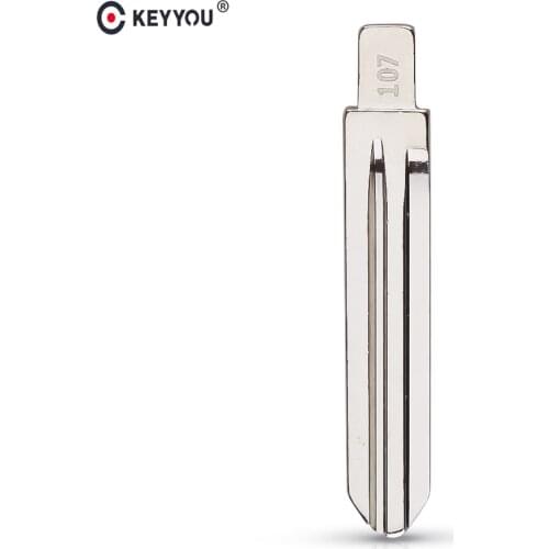 KEYYOU 107# Metal Blank Uncut Flip Remote Key Blade For Hyundai Elantra S228